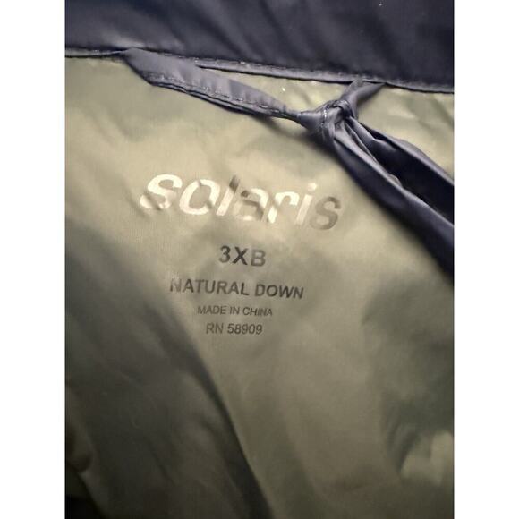 Solaris Big/Tall Men's Natural Down Lightweight Packable Quilted Puffer Vest 3XB - Picture 4 of 10